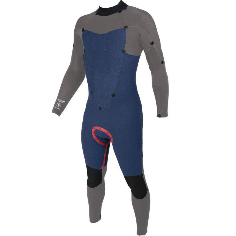 Traje de Neopreno Soöruz FIGHTER BLUE Chest Zip Oysterprene 5/4/3