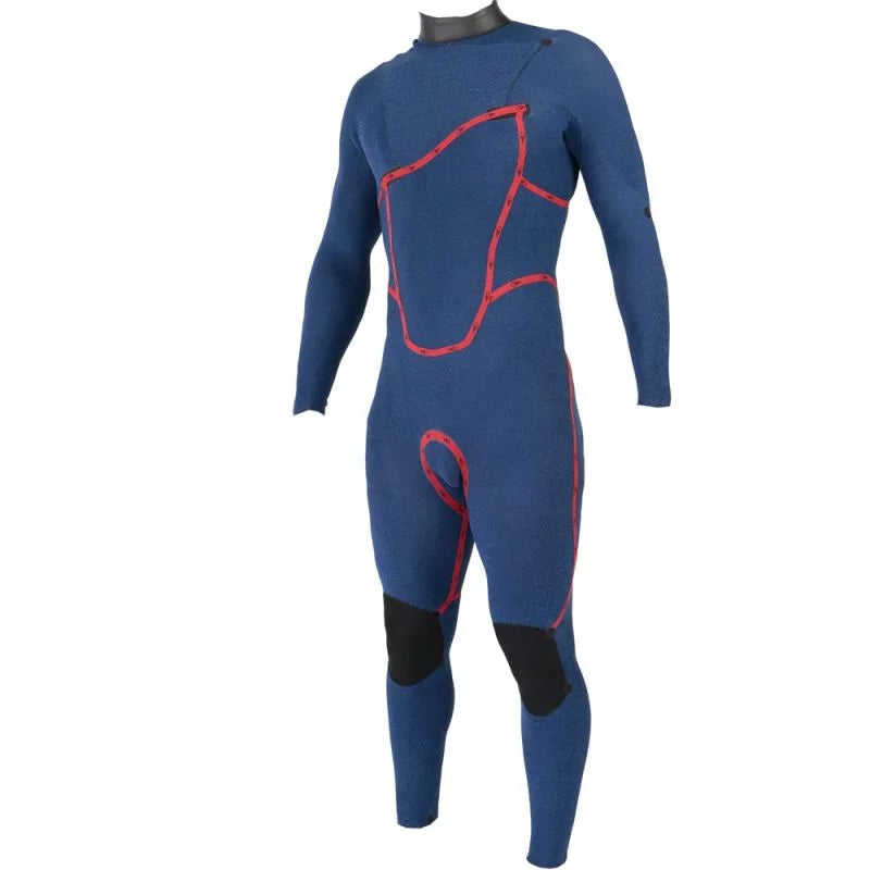 Traje de Neopreno Soöruz FIGHTER BLUE Chest Zip Oysterprene 4/3