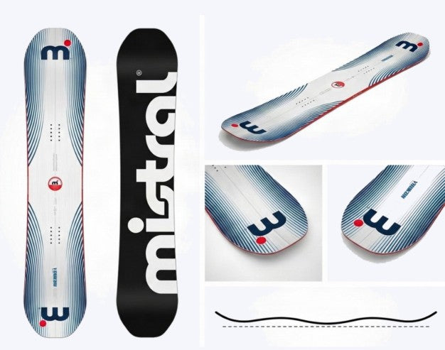 Tabla de snowboard Mistral Youkon Twin Flatnose Double Camber