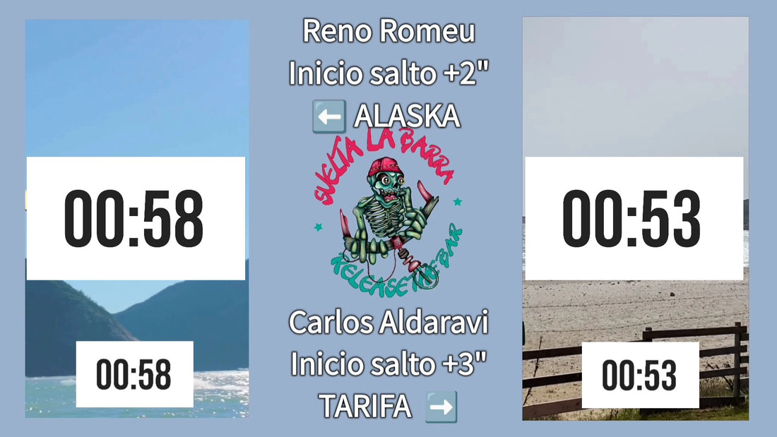 Récords de hangtime en kitesurf: Reno Romeu vs Carlos Aldaravi y el futuro de los saltos extremos en el aire.