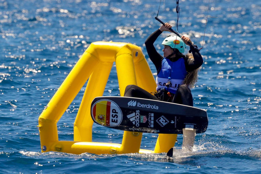 Gisela Pulido finaliza quinta del Test Event Formula Kite en Marsella .