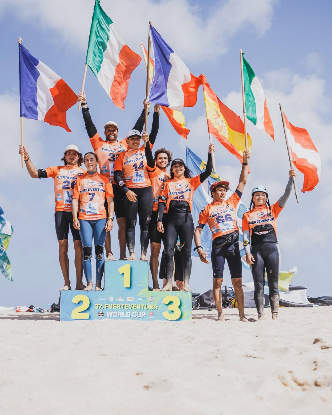 El GWA Wingfoil World Cup Fuerteventura: Resultados de la disciplina de FreeFly-Slalom