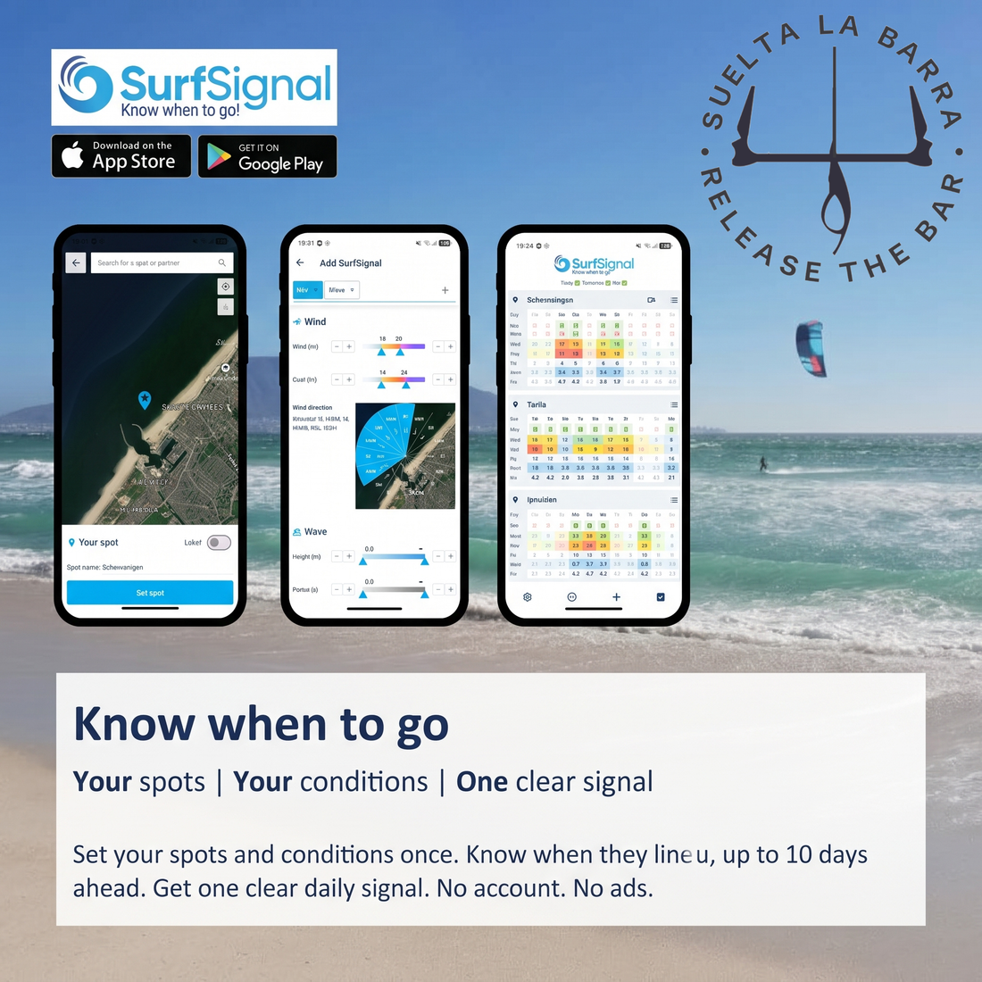 SurfSignal, la aplicación que avisa cuándo entrar al agua sin volverte loco mirando partes
