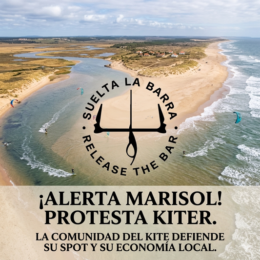 ¡Alerta total en Marisol porque quieren prohibir el kitesurf en la desembocadura!