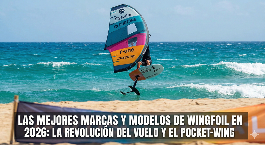 Las mejores marcas y modelos de Wingfoil en 2026: La revolución del PocketWing o Parawing