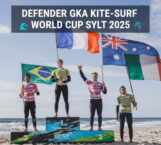 Los reyes del surfkite en el Defender GKA World Cup de Sylt 2025