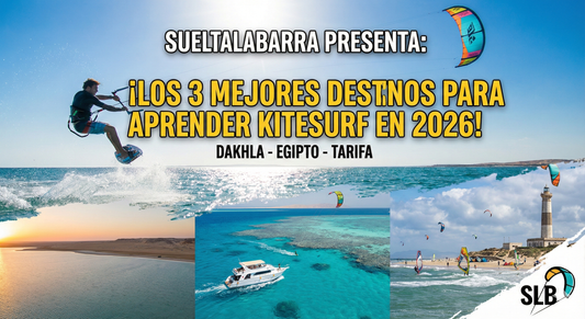 ¡Los 3 mejores destinos para aprender kitesurf en 2026!