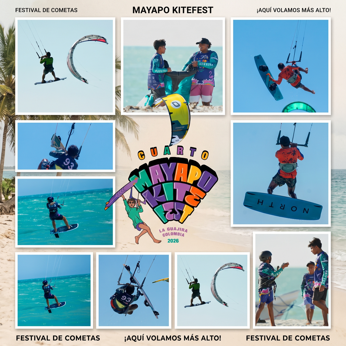 4º Mayapo Kite Fest 🏄🏽 Competencia de Kite | Fórmula Kite | Twintip Race | Wing Foil | Big Air