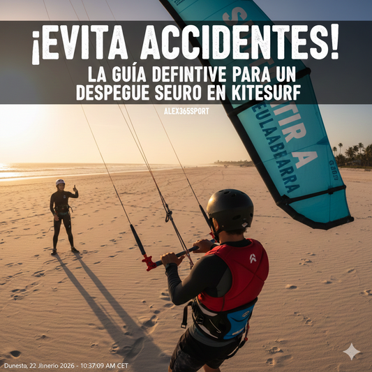 Evita accidentes: La guía definitiva para un despegue seguro en kitesurf