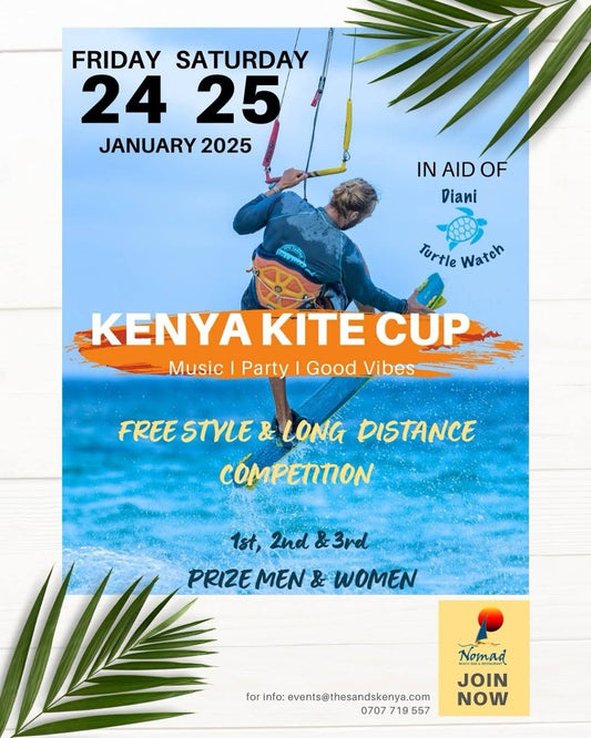 Kenya Kite Cup 2025: Los mejores kitesurfistas se dieron cita en Diani Beach