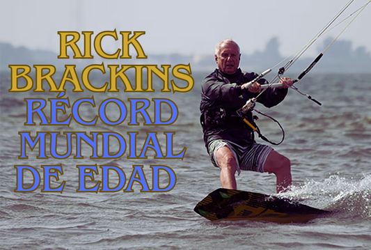 Rick Brackins Récord Mundial de edad haciendo Kitesurf a los 87 Años