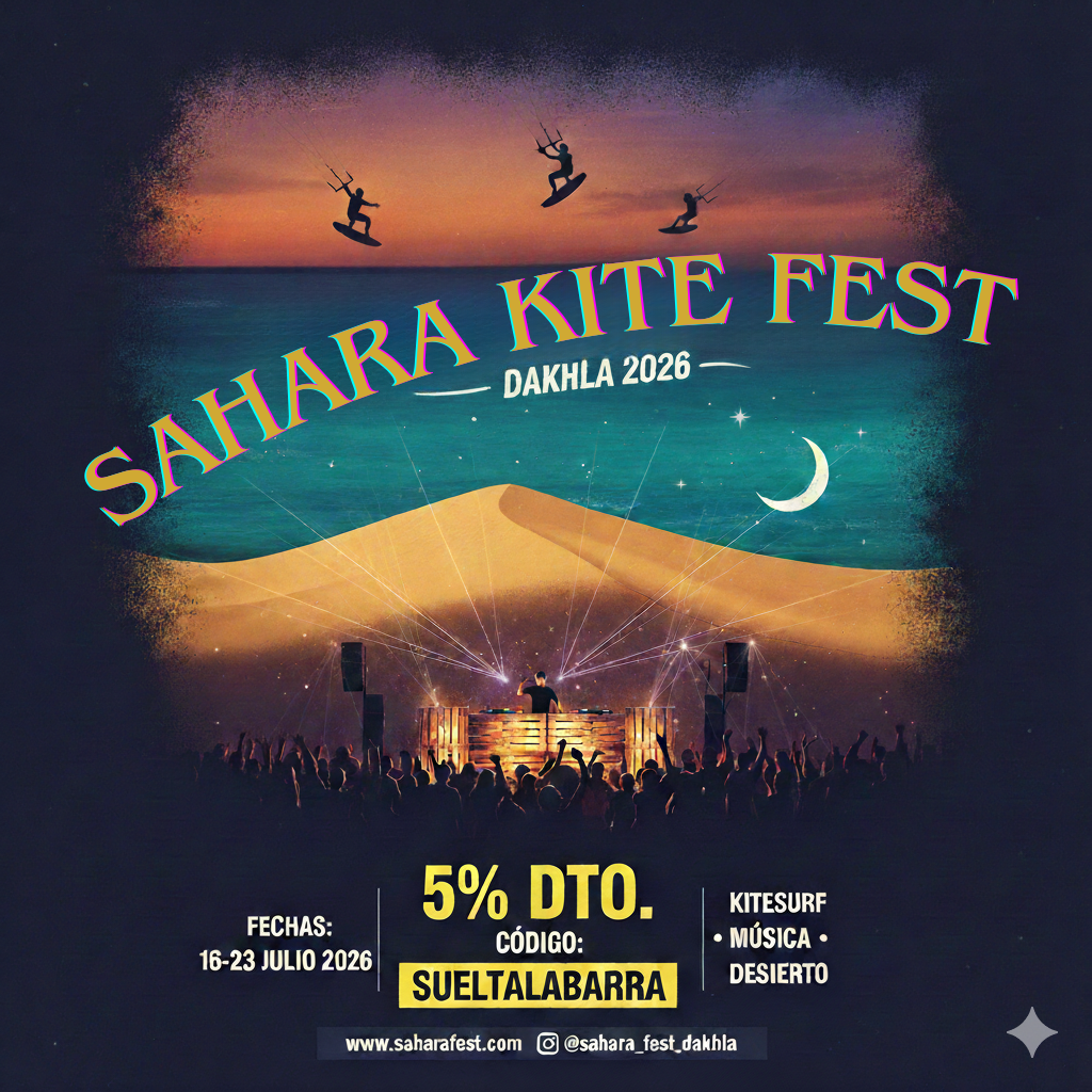 Sahara Fest Dakhla: El viaje definitivo que une kitesurf, música y desierto