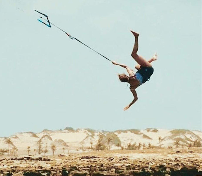 Why do we say DROP THE BAR in kitesurfing?