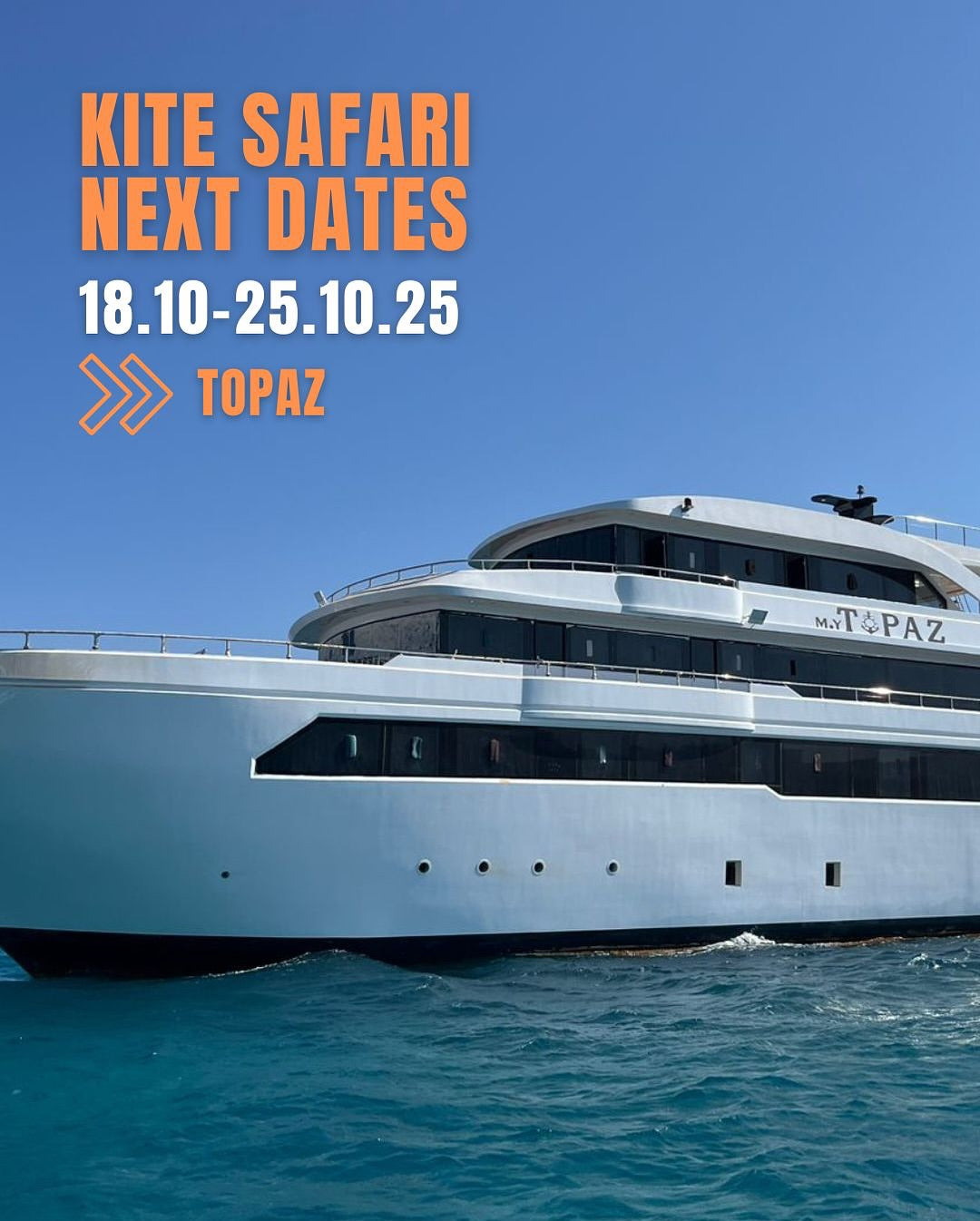 Kite safari en el Topaz Yacht: una semana de lujo y viento garantizado