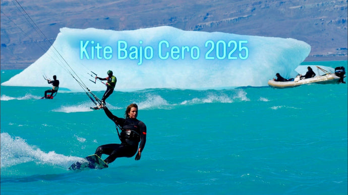 KITE BAJO CERO Calafate Windfest 2025: Kitesurf, Wingfoil y un iceberg gigante