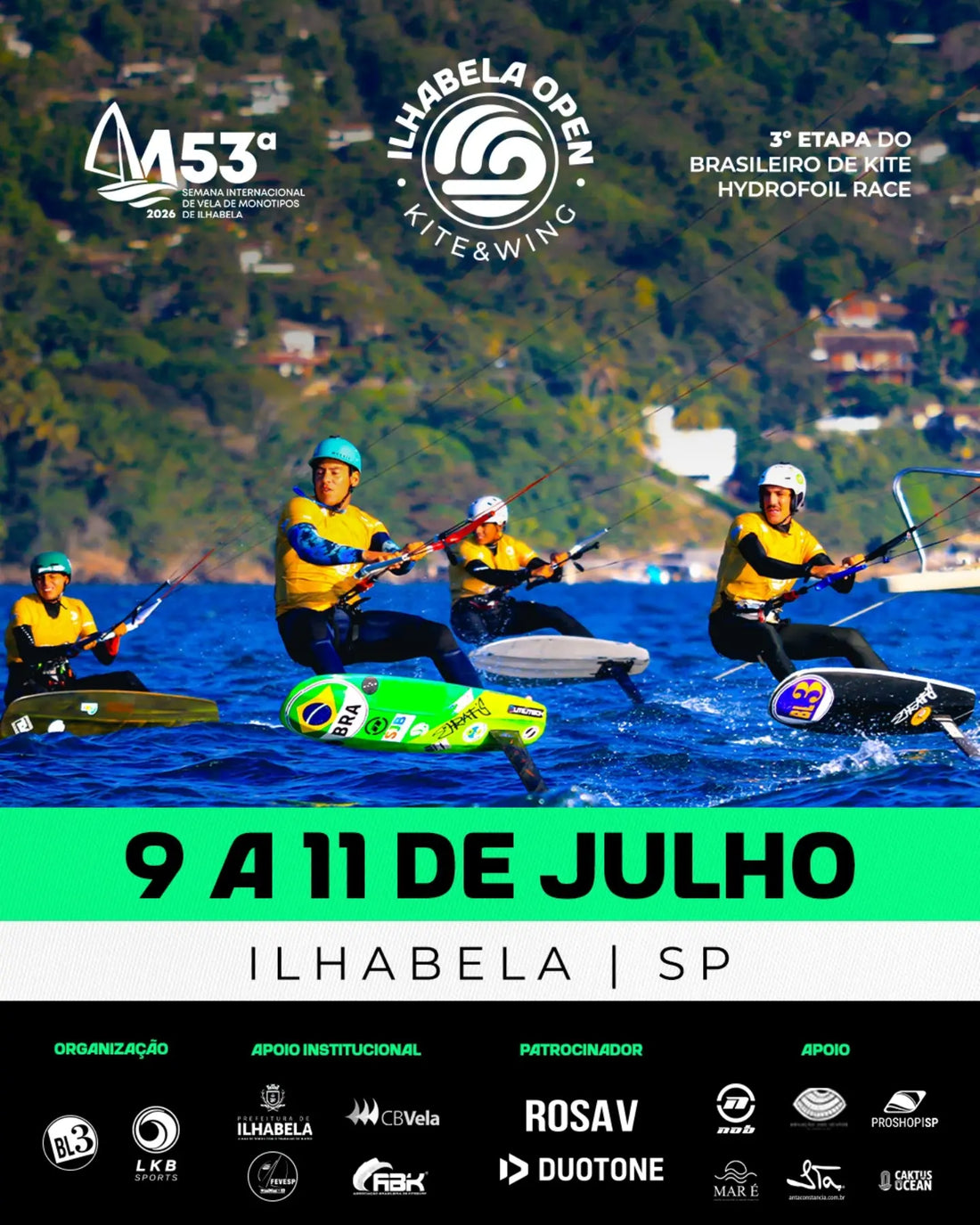 El futuro del wingfoil brasileño tiene nombre propio y es Benjamin Almeida