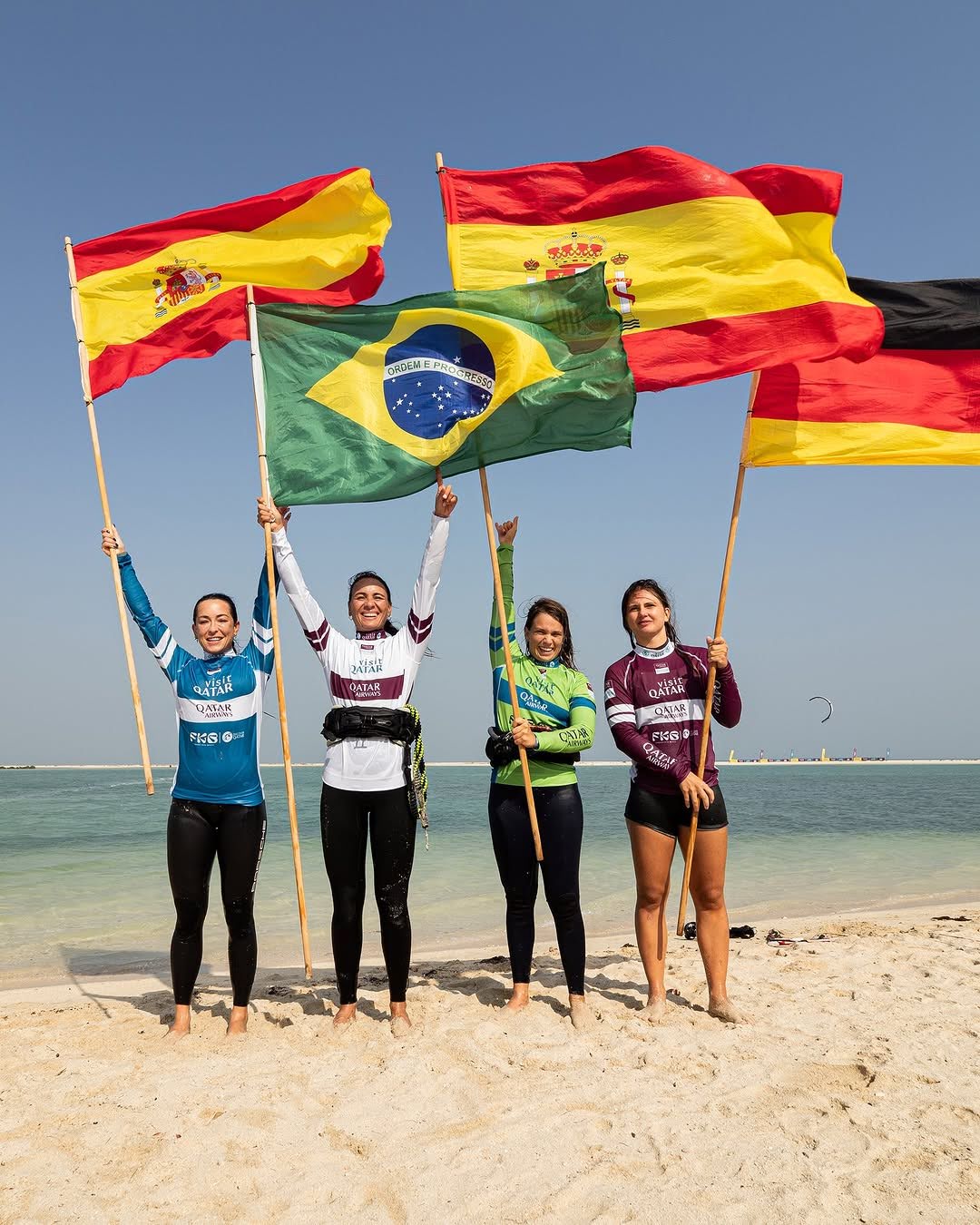 Bruna Kajiya es la reina indiscutible del freestyle GKA Kite World Cup en Fuwairit QATAR