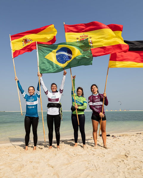 Bruna Kajiya es la reina indiscutible del freestyle GKA Kite World Cup en Fuwairit QATAR