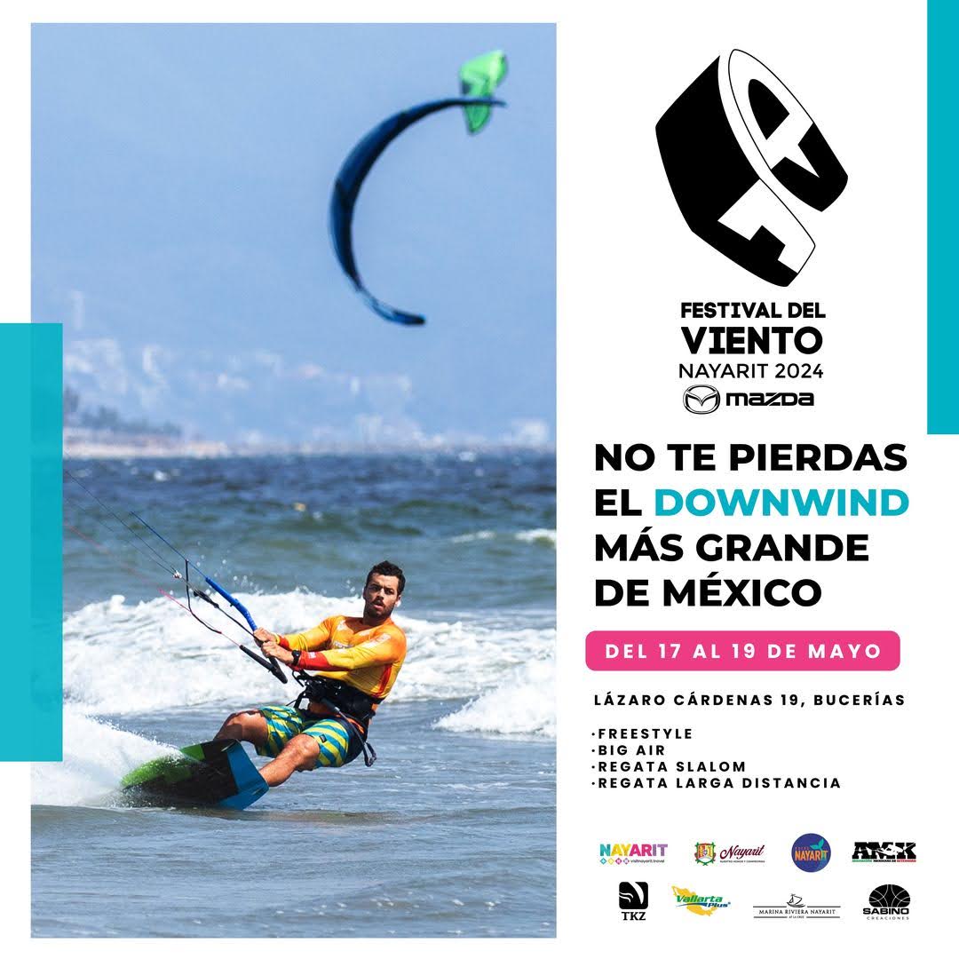 Festival del Viento Nayarit del 16 al 19 de mayo 2024 (Bucerías)