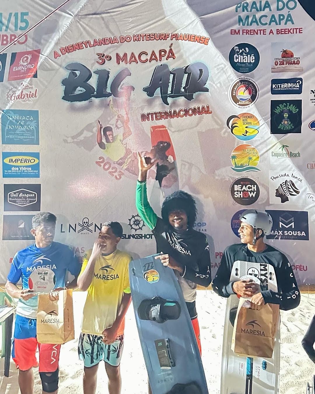 Campeonato Kiteboarding en Brasil: Macapa Big Air 2023