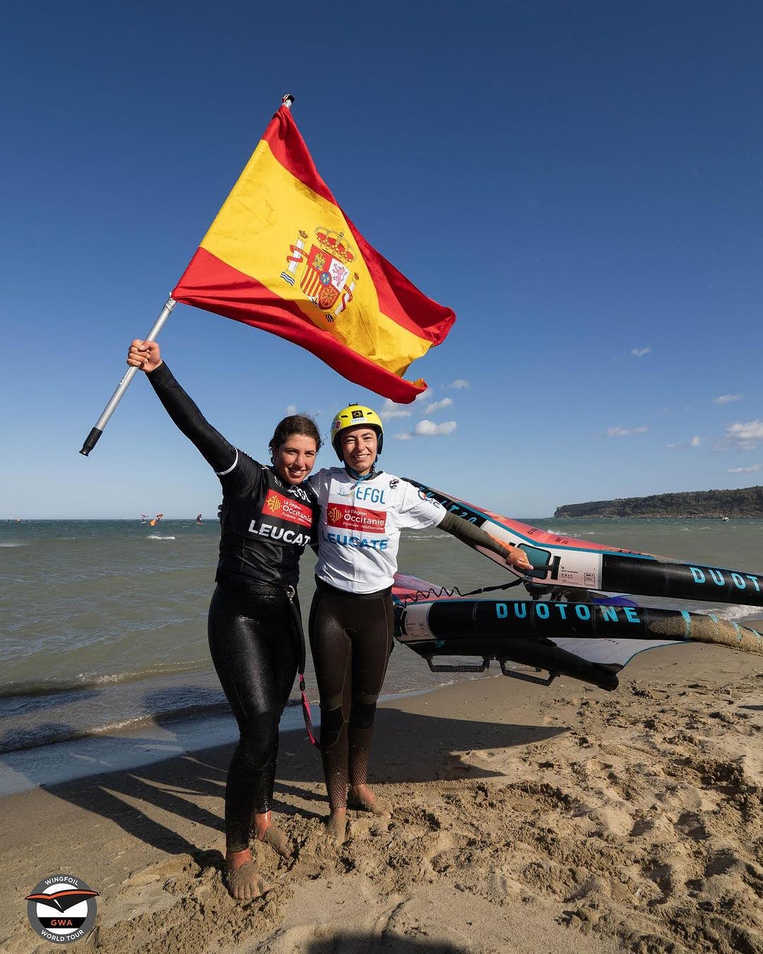 Nia Suardíaz domina en Leucate en la GWA Wingfoil World Cup 🌪️