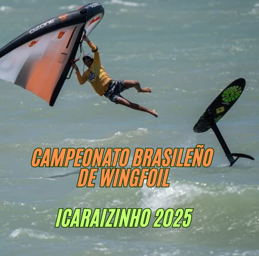 El Campeonato Brasileño de Wingfoil revienta Icaraizinho