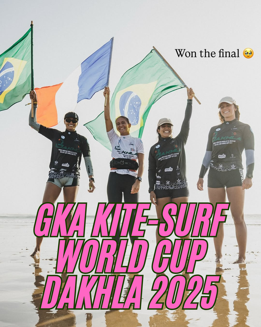 Capucine Delannoy conquista un título en GKA Kite-Surf World Cup Dakhla 2025