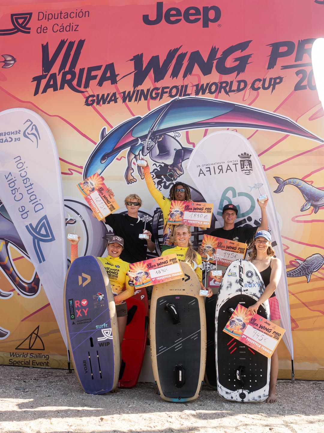 El poniente desata la locura en Tarifa con un cierre épico de la Spain Wingfoil League y la Copa del Mundo en Valdevaqueros TARIFA