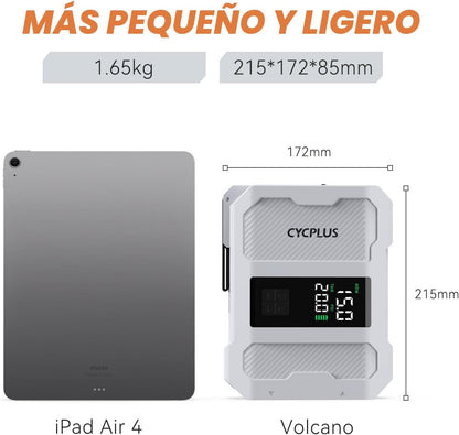 Bomba eléctrica Cycplus D17 Pro 20PSI 240W a batería, el inflador eléctrico más rápido para profesionales de SUP, KITE y WING 🌬️