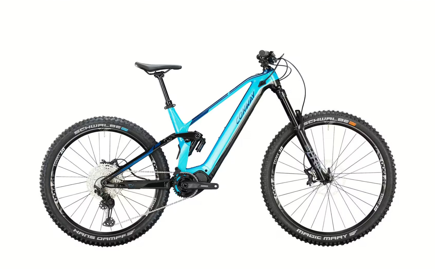 Bicicleta eléctrica Enduro Conway eWME 5.9 MX 29 con motor Shimano EP8
