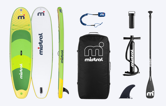 Tabla paddlesurf Mistral Colora Verde 10'6 - Inflatable SUP set - Family OUTLET