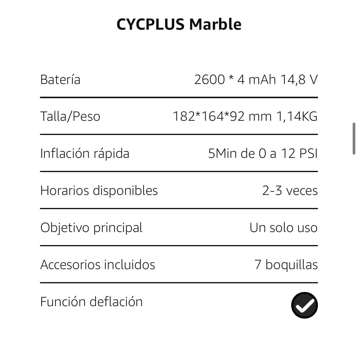 Inflador eléctrico CYCPLUS Marble: La mejor bomba inteligente para SUP, KITE y WING 🌬️ OUTLET