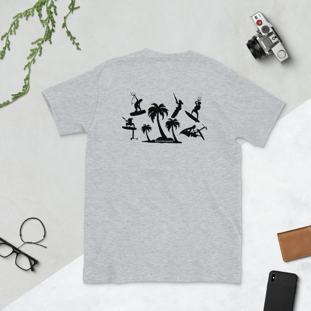 Kitesurfing T-shirt @sueltalabarra – Suelta la barra surf shop